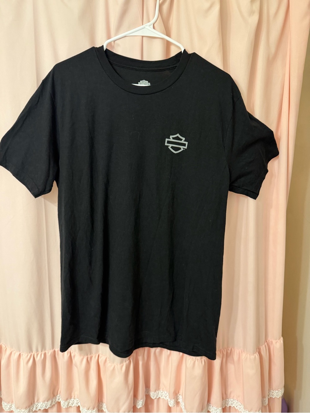 Harley-Davidson Men’s Black Logo Tee - Shield Graphic Size Large